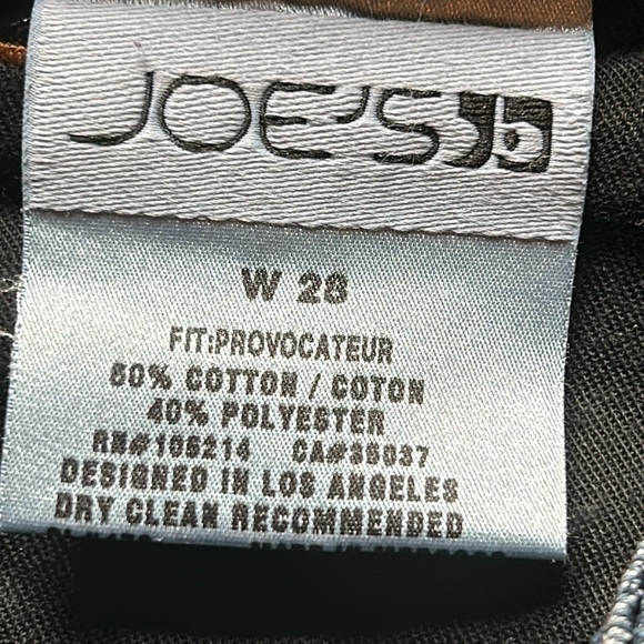 JOE’S Provocateur Style Mid Rise Boot cut Denim Jeans Women’s size 28 - Picture 8 of 9